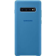 Samsung Galaxy S10+ Silicone Cover, kék - Telefon tok