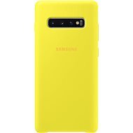 Samsung Galaxy S10+ Silicone Cover žltý - Kryt na mobil