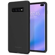 Spigen Silicone Fit Black Samsung Galaxy S10+ - Phone Cover
