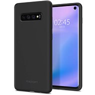 Spigen Silicone Fit Black Samsung Galaxy S10 - Phone Cover