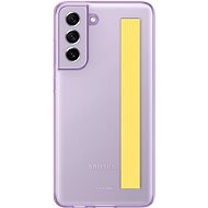 Samsung Galaxy S21 FE 5G Semi-transparent Back Cover with Loop, Purple - Phone Cover