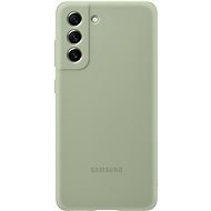 Samsung Galaxy S21 FE 5G olívazöld szilikon tok - Telefon tok