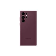 Samsung Galaxy S22 Ultra 5G Silicone Back Cover Burgundy - Phone Cover