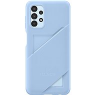 Samsung Galaxy A13 Back cover with card pocket light blue - Phone Cover