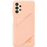 Samsung Galaxy A13 Back cover with card pocket peach - Phone Cover