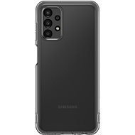Samsung Galaxy A13 Polopriehľadný zadný kryt čierny - Kryt na mobil