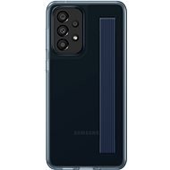 Samsung Galaxy A33 5G Félig átlátszó hátlap tok pánttal fekete - Telefon tok
