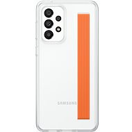 Samsung Galaxy A33 5G Semi-transparent back cover with loop transparent - Phone Cover