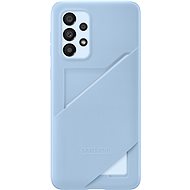Samsung Galaxy A33 5G Back cover with card pocket light blue - Phone Cover