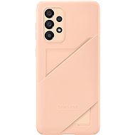 Samsung Galaxy A33 5G Back cover with card pocket peach - Phone Cover