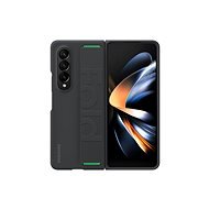 Samsung Galaxy Z Fold4 Silicone back cover with loop black - Phone Cover