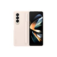Samsung Galaxy Z Fold4 Protective Cover with Stand and S Pen Beige - Phone Cover