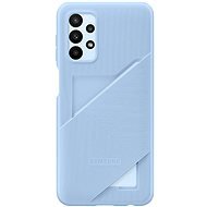 Samsung Galaxy A23 5G Back cover with card pocket light blue - Phone Cover