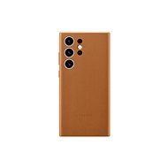Samsung Galaxy S23 Ultra Leather Back Cover Camel - Phone Cover