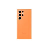 Samsung Galaxy S23 Ultra Silicone Back Cover Orange - Phone Cover