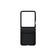 Samsung Galaxy Z Flip5 Zadný kryt z eko kože čierny - Kryt na mobil