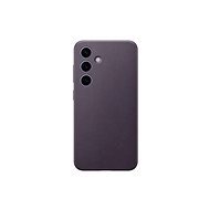 Samsung Galaxy S24 Zadní kryt z veganské kůže Dark Violet - Phone Cover