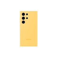 Samsung Galaxy S24 Ultra Silikonový zadní kryt Yellow - Phone Cover