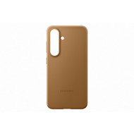 Samsung Galaxy S25 Vegan Leather Back Cover Gold - Phone Cover