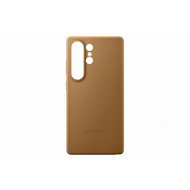 Samsung Galaxy S25 Ultra Vegan Leather Back Cover Gold - Phone Cover