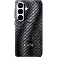 Samsung Galaxy S26 Carbon Handyhülle mit Magnet Dark Gray - Handyhülle