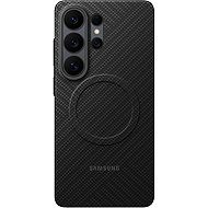 Samsung Galaxy S26 Ultra Carbon Cover with Magnet Black - Phone Cover