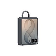 Samsung Galaxy Z Flip8 Silikonový magnetický kryt s držákem na prst Graphite - Phone Cover
