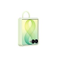 Samsung Galaxy Z Flip8 Silikonový magnetický kryt s držákem na prst Mint - Phone Cover
