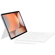 Samsung Galaxy Tab S10+/S9+/S9 FE+ Book Cover Keyboard White - Tablet Case