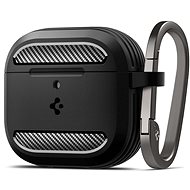 Spigen Rugged Armor, matte black - AirPods 4 - Headphone Case