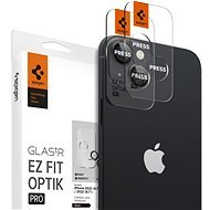 Spigen tR EZ Fit Optik Pro 2 Pack Black iPhone 14/iPhone 14 Plus/15/15 Plus - Camera Glass