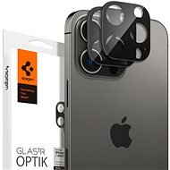 Spigen tR Optik 2 Pack Black iPhone 14 Pro/iPhone 14 Pro Max/15 Pro/15 Pro Max - Kamera védő fólia