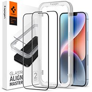 Spigen Glass tR AlignMaster HD 1 Pack FC Black iPhone 14/13 Pro/13 - Glass Screen Protector