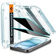 Spigen Glass tR EZ Fit HD Privacy 1 Pack iPhone 15 - Schutzglas