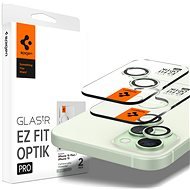 Spigen Glass tR EZ Fit Optik Pro 2 Pack Green iPhone 15/15 Plus/14/14 Plus - Ochranné sklo