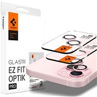 Spigen Glass tR EZ Fit Optik Pro 2 Pack Pink iPhone 15/15 Plus/14/14 Plus üvegfólia - Üvegfólia