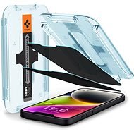 Spigen Glass tR EZ Fit Transparency Sensor Open Privacy 2 Pack iPhone 14/13 Pro/13 üvegfólia - Üvegfólia