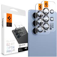 Spigen Glass tR EZ Fit Optik Pro HD 2 Pack Black Samsung Galaxy S25 Ultra - Camera Glass