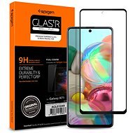 Spigen Glass FC Black Samsung Galaxy A71 - Üvegfólia