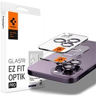 Spigen Glass EZ Fit Optik Pro 2 Pack Deep Purple iPhone 14 Pro/iPhone 14 Pro Max - Ochranné sklo na objektív