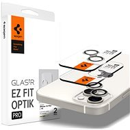 Spigen Glass EZ Fit Optik Pro 2 Pack Starlight iPhone 14/iPhone 14 Plus - Kamera védő fólia
