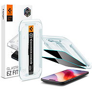 Spigen Glass tR EZ Fit Privacy 2 Pack Transparency iPhone Air - Glass Screen Protector