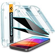 Spigen Glass tR EZ Fit (Privacy) 2 Pack Transparency iPhone 15 - Schutzglas