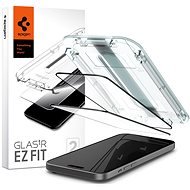 Spigen Glass tR EZ Fit 2 Pack FC Black iPhone 15 Plus - Schutzglas