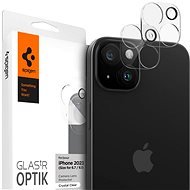 Spigen Glass tR Optik 2 Pack Crystal Clear iPhone 15/15 Plus/14/14 Plus - Glass Screen Protector