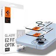 Spigen Glass tR EZ Fit Optik Pro 2 Pack Blue iPhone 15/15 Plus/14/14 Plus üvegfólia - Üvegfólia