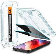 Spigen Glass tR EZ Fit (Privacy) 2 Pack transparency iPhone 17 Pro/17/16 Pro - Glass Screen Protector