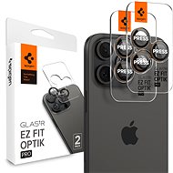 Spigen Glass tR EZ Fit Optik Pro 2 Pack Desert Titanium iPhone 17 Pro/16 Pro/17 Pro Max/16 Pro Max - Camera Glass