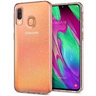 Spigen Liquid Crystal Glitter Clear Samsung Galaxy A40 - Telefon tok