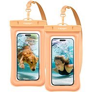 Spigen Aqua Shield A610 barackszín vízálló úszótok - 2 db - Mobiltelefon tok